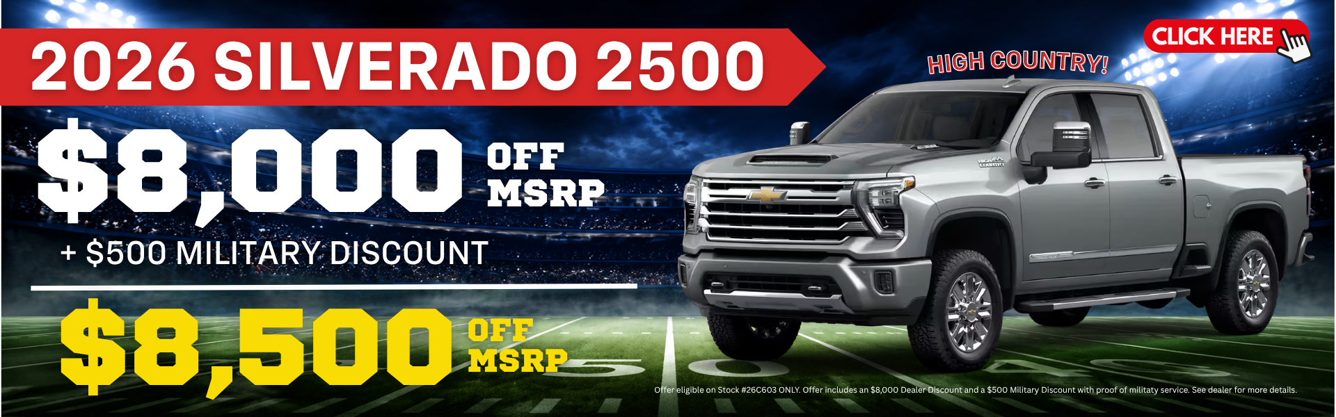 2026 Silverado 2500 High Country